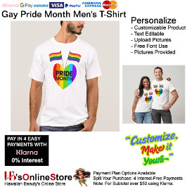 Gay Pride Month T - Shirt der Männer