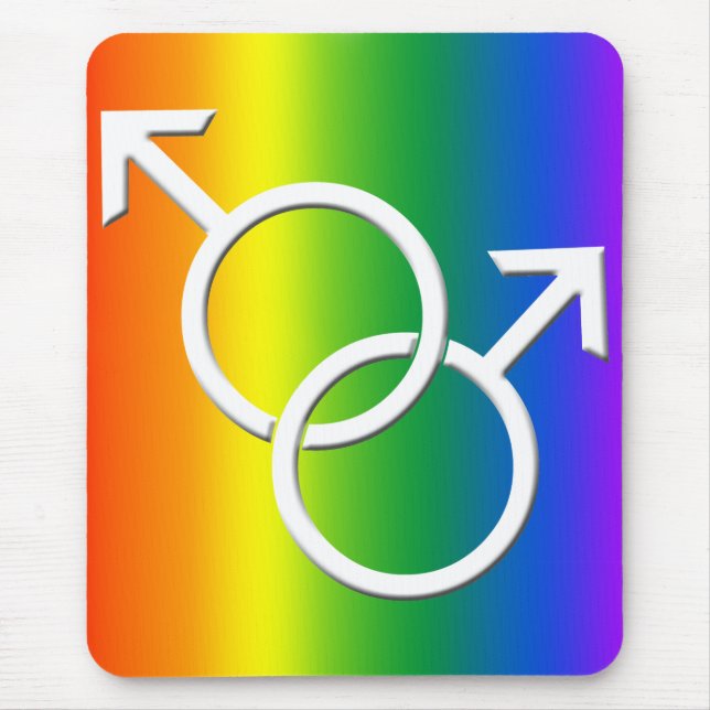 Gay Pride Mousepad Gay Pride Mousepads u. Dekor (Vorne)