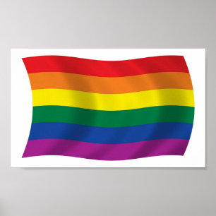Gay Pride Movement Flag Poster drucken