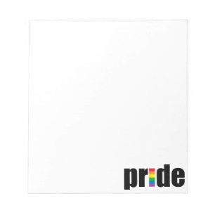 Gay Pride Notepad Notizblock