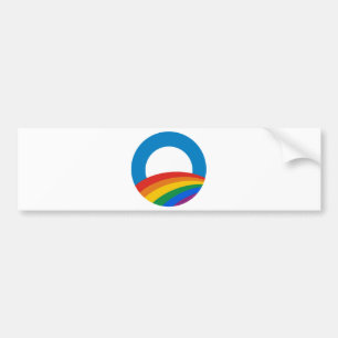 Gay Pride Obama Autoaufkleber