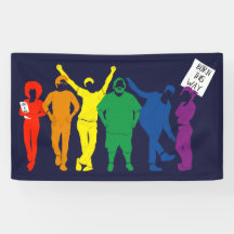 Gay Pride Parade People Illustration