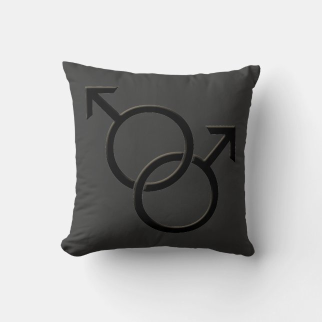Gay Pride Pillow Man Liebe Kissen & Geschenke (Vorderseite)