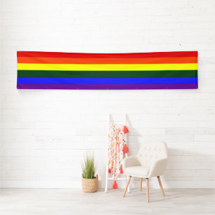 Gay Pride Rainbow Banner