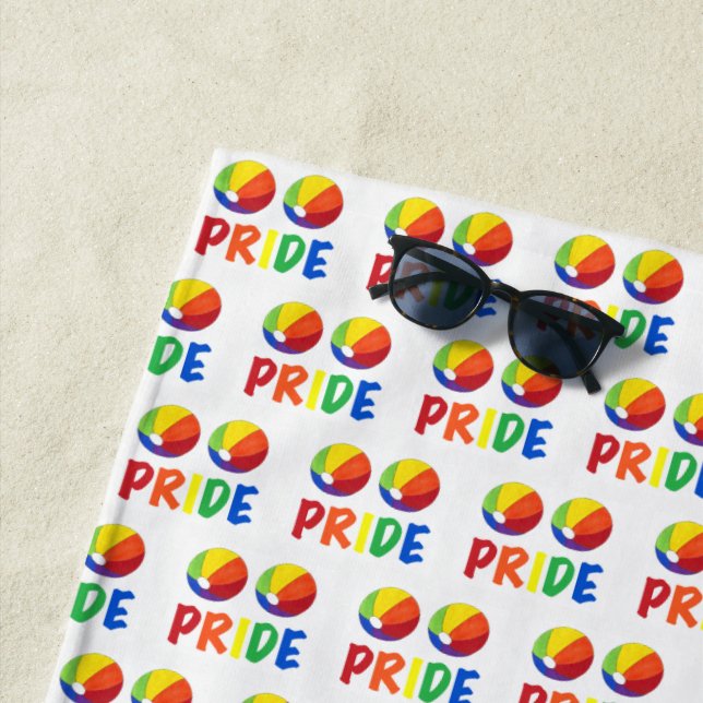 Gay Pride Rainbow Beach Ball Beachball LGBT Strandtuch (Beispiel)