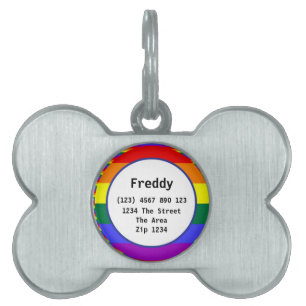 Gay Pride Rainbow Flag ID Name Tiermarke