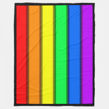 GAY PRIDE RAINBOW ... Fleecedecke.