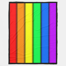 GAY PRIDE RAINBOW ... Fleecedecke. Fleecedecke