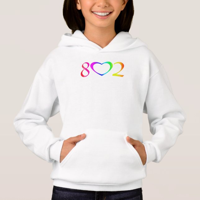 Gay Pride Rainbow Hoodie (Vorderseite)