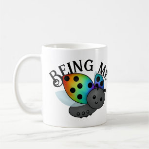Gay Pride Rainbow Ladybug Kaffeetasse