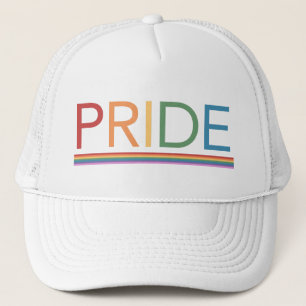 Gay Pride Rainbow LGBT Trucker Hat Truckerkappe