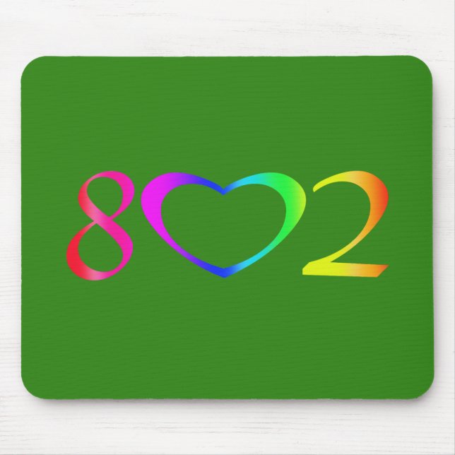 Gay Pride Rainbow Mousepad (Vorne)