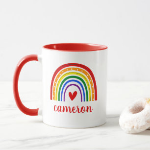 Gay Pride Rainbow Personalisiert Tasse