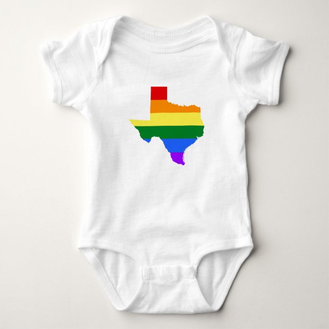 Gay Pride| Regenbogen Baby Strampler (Vorderseite)