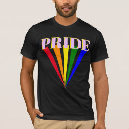 Gay Pride Regenbogen bunt lgbt hbtq Typografie T-Shirt