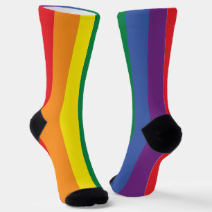 Gay Pride Regenbogen farbige LGBT Socken
