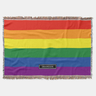 Gay Pride-Regenbogen-Flagge Decke