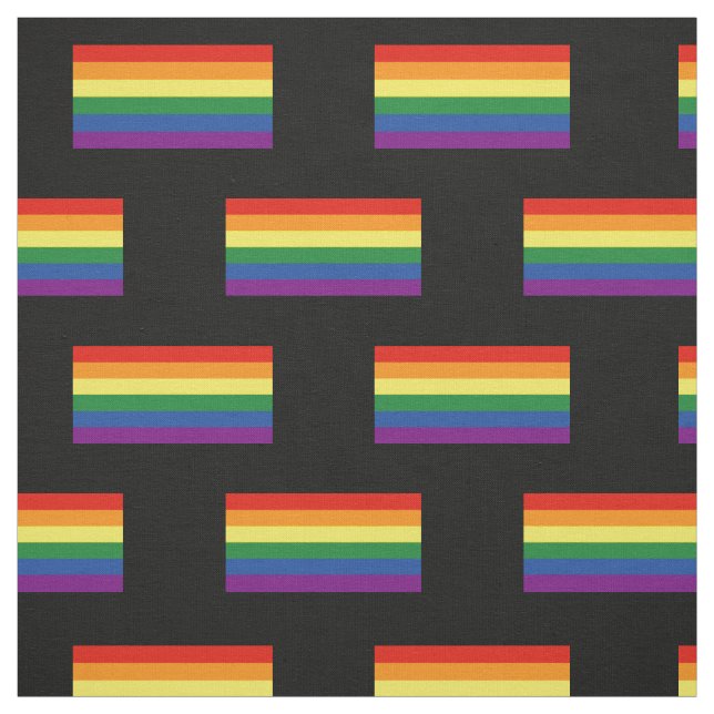 Gay Pride-Regenbogen-Flagge Stoff (Muster)