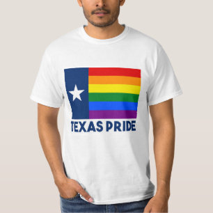 Gay Pride-Regenbogen-Flagge Texas LGBT T-Shirt