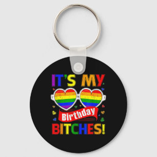 Gay Pride Regenbogen Lgbt Geburtstag Es Cute Gles Schlüsselanhänger