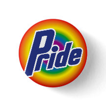 Gay Pride-Regenbogen-Logo-Knopf