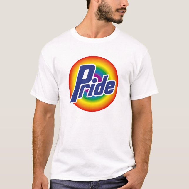 Gay Pride-Regenbogen-Logo-T - Shirt (Vorderseite)