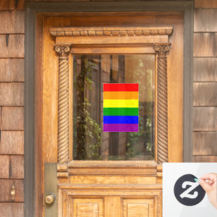 Gay Pride-Regenbogenflagge Fensteraufkleber