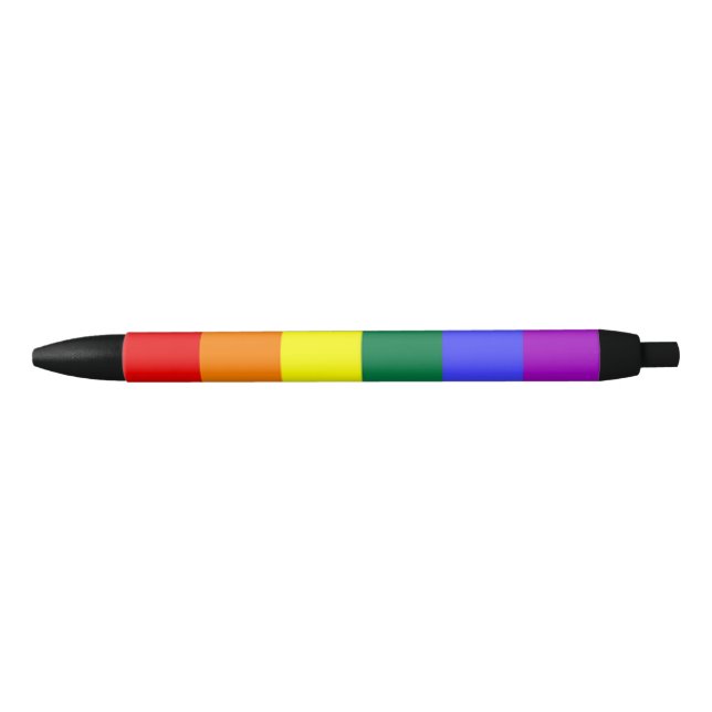 Gay Pride-Regenbogenflagge Kugelschreiber (Vorderseite)