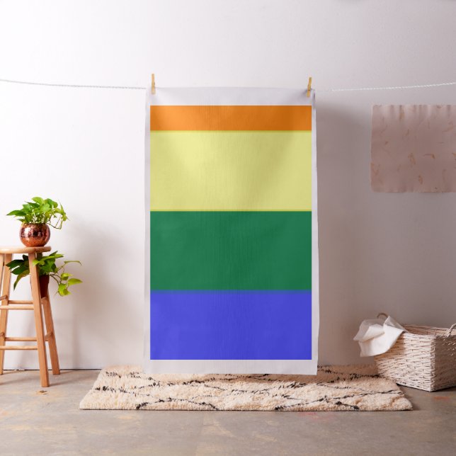 Gay Pride-Regenbogenflagge Stoff (Beispiel)