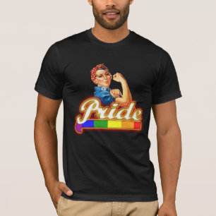 Gay Pride-Regenbogenflagge Wir können es mit Stolz T-Shirt