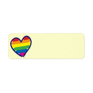 Gay Pride Regenbogenherz
