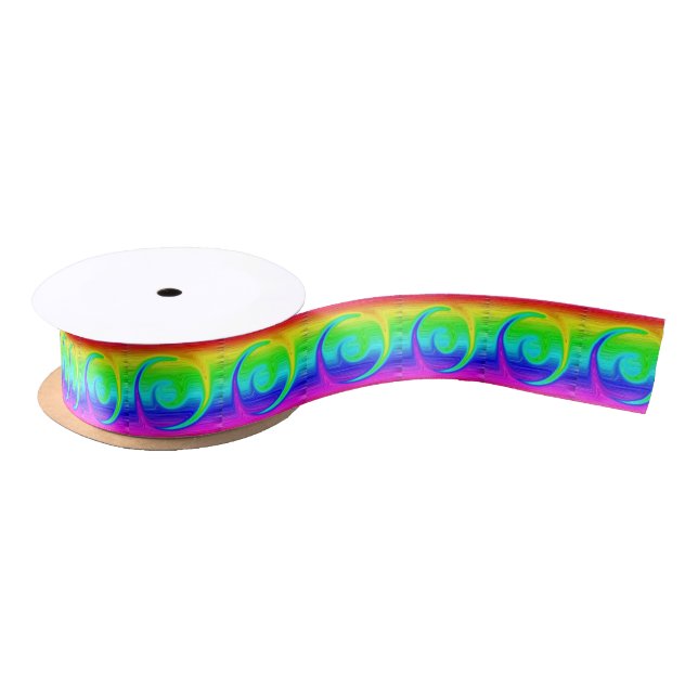 Gay Pride Ribbon Satinband (Spule)
