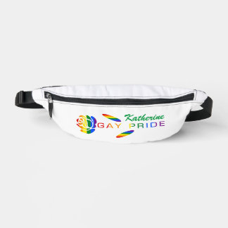Gay Pride Rose Regenbogenflagge Personalisiert Bauchtasche