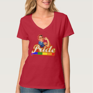 Gay Pride Rosie the Riveter T-Shirt