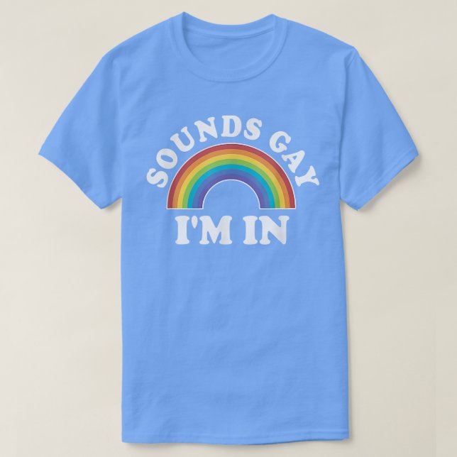 Gay Pride S Men LGBT Rainbow Sounds Im Sommer 2010 T-Shirt (Design vorne)