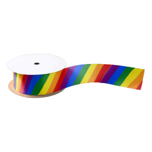Gay Pride Satin Ribbon Satinband