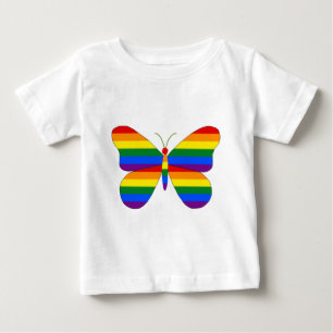 Gay Pride-Schmetterling Baby T-shirt