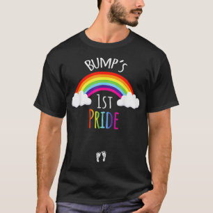 Gay Pride Schwangerschaft Bumps 1. T-Shirt