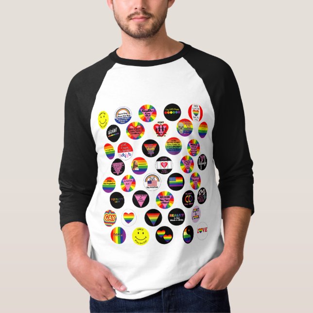 Gay Pride-Shirt T-Shirt (Vorderseite)