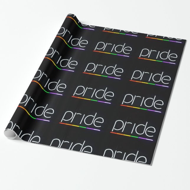 Gay Pride-Signaturpapier Geschenkpapier (Ungerollt)