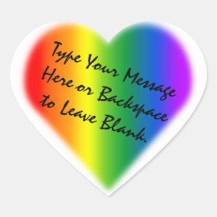 Gay Pride Stickers Custom Rainbow Liebe Sticker