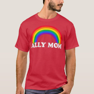 Gay Pride-Stolz mit weiblicher Schwester LGBTQ Mon T-Shirt