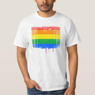 GAY PRIDE-STREIFEN BEUNRUHIGTER ENTWURF T-Shirt