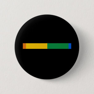 Gay Pride-Streifen Button