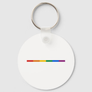 Gay Pride-Streifen Schlüsselanhänger