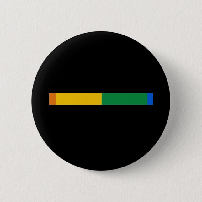 Gay Pride Stripe Button (Vorderseite)