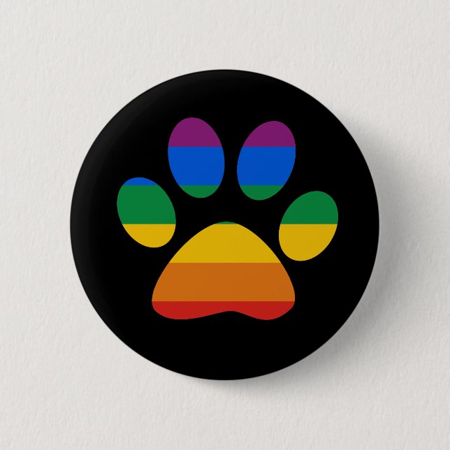 Gay Pride T - Shirt Button (Vorderseite)