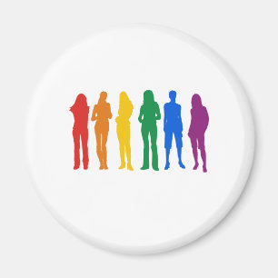Gay Pride T - Shirt der Frauen Magnet