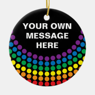 Gay Pride T - Shirt Keramikornament