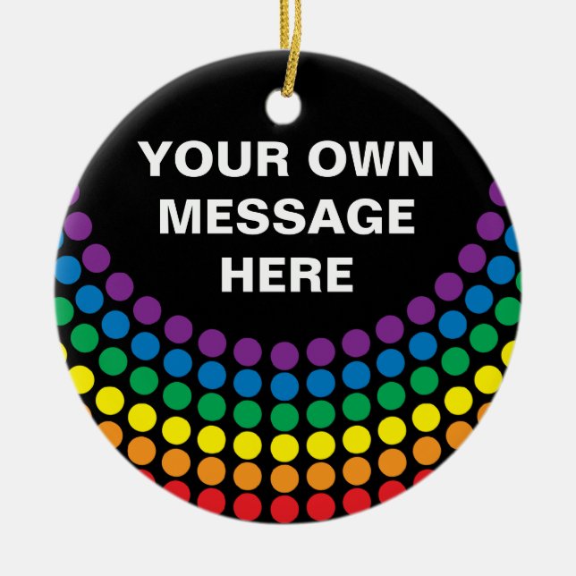 Gay Pride T - Shirt Keramikornament (Vorne)